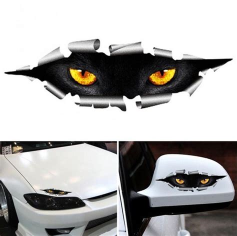 2pcs High Quality Peeking Scary Eyes Car Sticker Vinyl Decal Wall