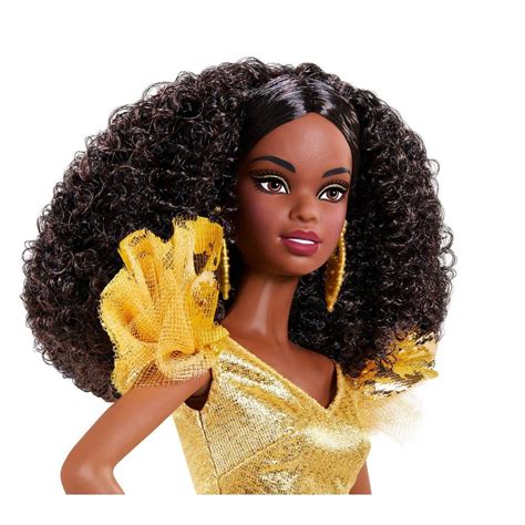 Barbie Signature 2020 Holiday Collector Doll Black Hair Barbie Holiday Barbie Dolls Golden