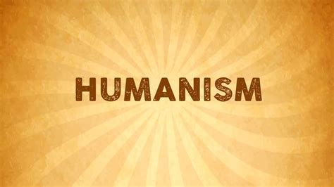 What Is Humanism Are You A Humanist Youtube