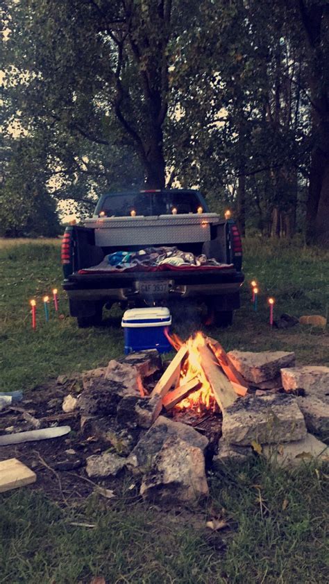 Perfect Date Night Truck Bed Camping Romantic Camping Truck Bed Date