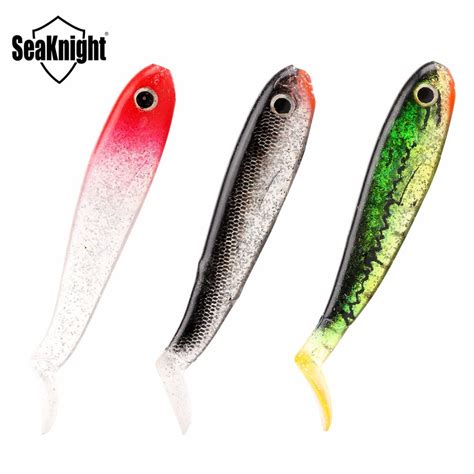 Seaknight Soft Lure Sl013 74g 76mm 3in 6pcs T Tail Fish Type Soft