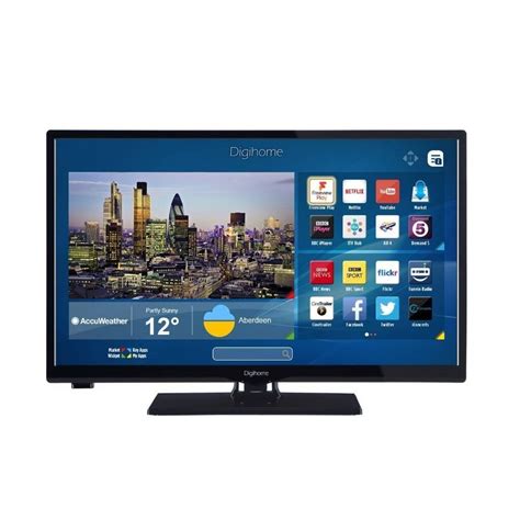 New Digihome 24273sfvpt2hd Black 24 24inch Hd Ready Smart Led Tv Wifi