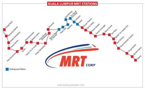 Want to find a transportation map? KUALA LUMPUR MRT - KAKIKUJALANJALAN