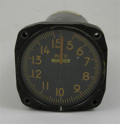 Machmeter Aircraft Speed Indicator Instrument