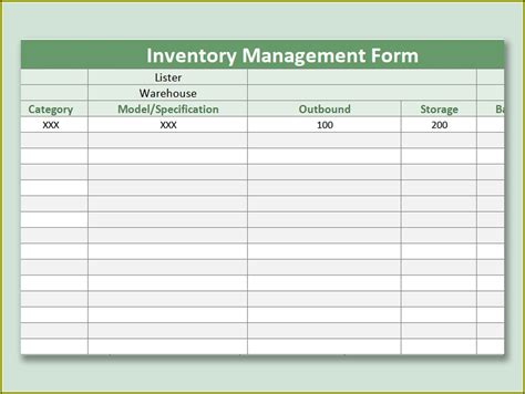 Stock Inventory Control Template Excel Free Template 1 Resume