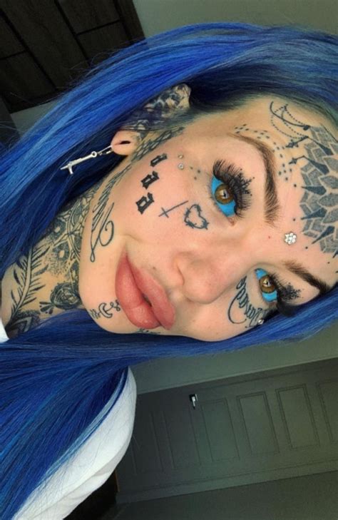 Dragon Girl Goes Blind Tattooing Eyeballs Blue News Au