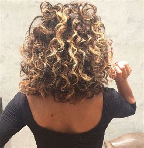 And it is pretty thin what kind of perm should i get? back shot of women with highlighted loose curl perm ...