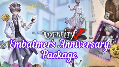 Identity V Embalmers Anniversary Package Product Preview Pre Order