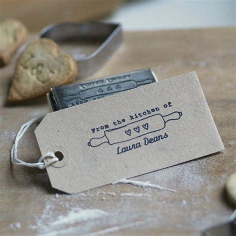 Personalised Baking Rubber Stamp Personalized Stamps Stamp