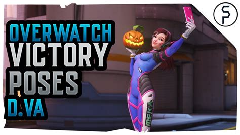 Overwatch All Dva Victory Poses Youtube