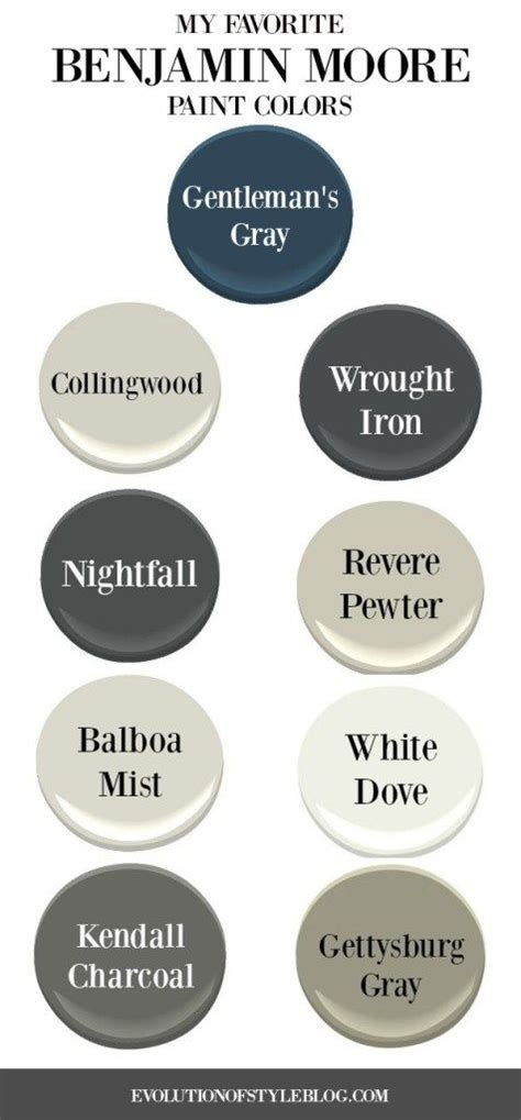 My Favorite Benjamin Moore Paint Colors Evolution Of Style In 2023