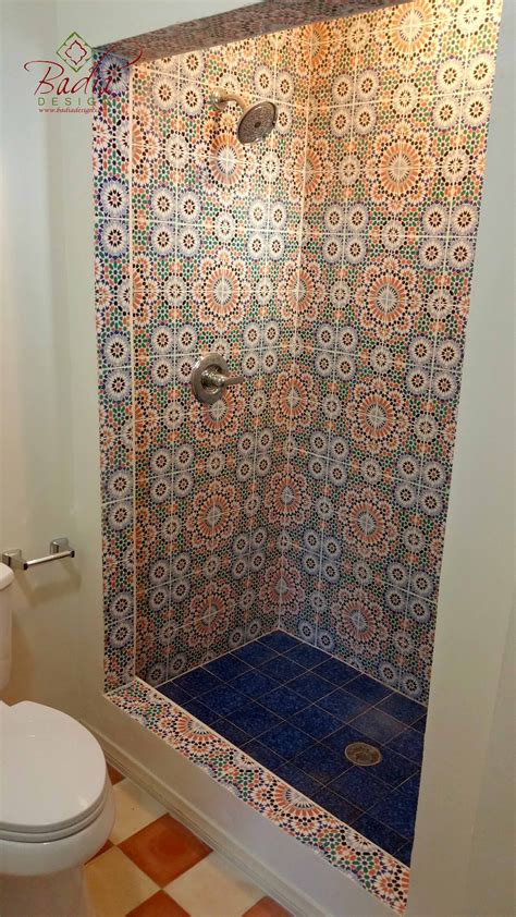 moroccan hand chiseled tiles are rich in complex geometric patterns that reflect the beauty of