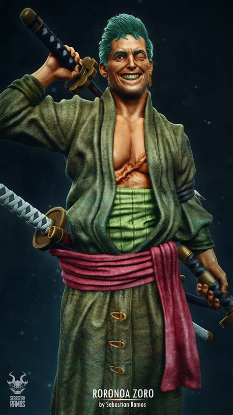 Roronoa Zoro Fan Art Zbrushcentral