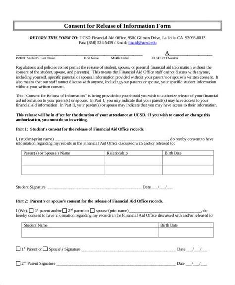 Free 53 Generic Release Forms In Pdf