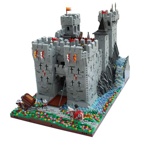 Woodstock Castle Lego Moc Lego Castle Medieval Castle Castle