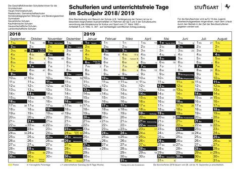 Ferienplan Falkertschule Stuttgart