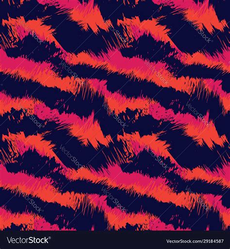 Abstract Brush Strokes Seamless Pattern Royalty Free Vector