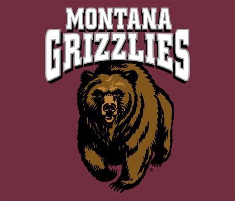 Montana Grizzlies Primary Dark Logo History Montana Grizzly Montana