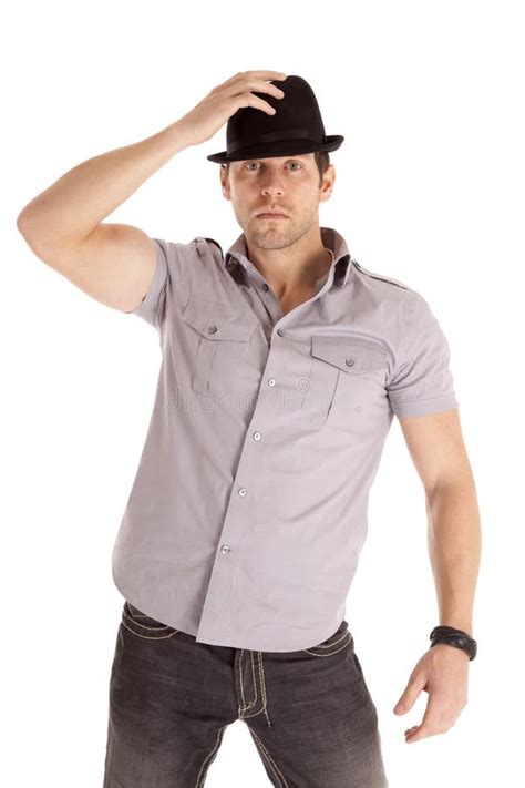 Man With Hat Royalty Free Stock Photos Image