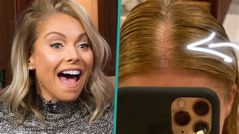 Watch Access Hollywood Interview Kelly Ripa Shows Her Gray Roots