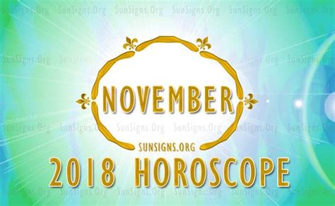 November Horoscope November 2018 Monthly Horoscope Sunsignsorg