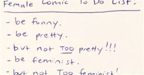 This To Do List Nails The Sexist Double Standard Women Face In Comedy Huffpost