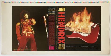 Jimi Hendrix ‘plays Monterey Test Pressing Lp And Album Proof