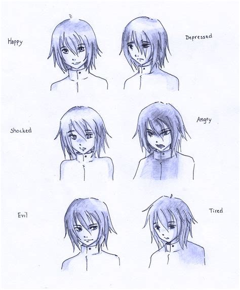 Anime Surprised Face Reference How To Map The Surface Of The Face