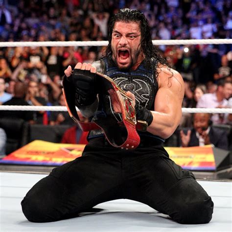 New Wwe Universal Champion Roman Reigns Reacts To His Victory At Summerslam