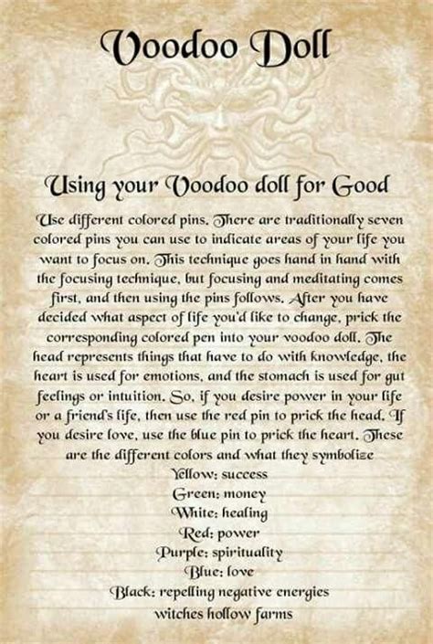 Voodoo Love Doll Witchcraft Spell Books Witchcraft Magic Spell Book