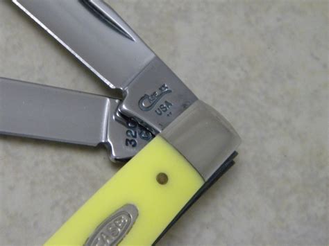 Case Xx Usa Dot Yellow Composition Cv Mini Trapper Knife