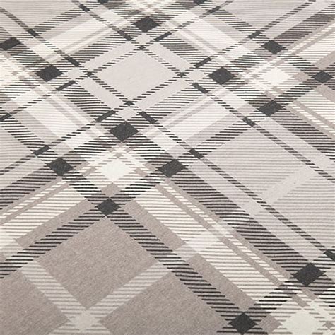 Mainstays Grey Plaid 155 Gsm 100 Cotton Flannel Sheet Set Queen