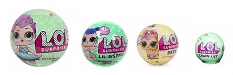 Original Lol Surprise Dolls Color Change Egg Confetti Series Dress Lol