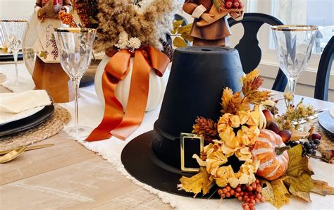 Can You Believe This Pilgrim Hat Centerpiece We Guarantee You Already