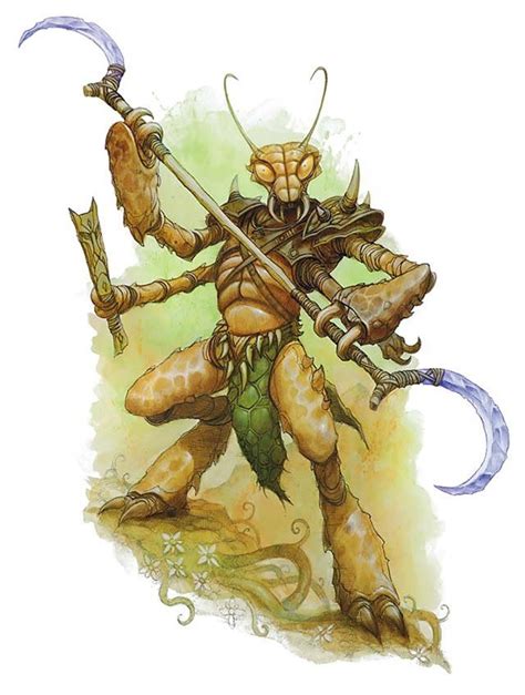 Thri Kreen Dungeons And Dragons Art Advanced Dungeons And Dragons