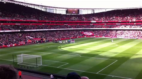 Arsenal Pitch Entrance Emirates Stadium Youtube