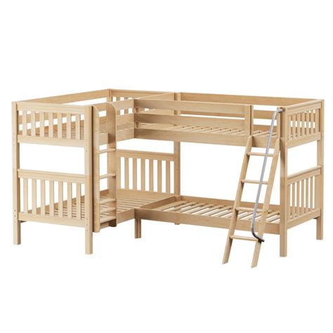 Twin Medium Corner Bunk Bed | Loft bunk beds, Corner bunk beds, Corner loft