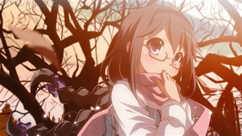 Anime Girls Glasses Blushing Wallpapers Hd Desktop And Mobile