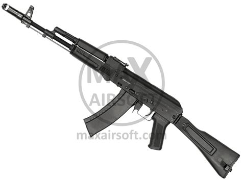 Cybergun Kalashnikov Ak 74m Black Steel Aeg Rifle Ak47 Ak74 Akm