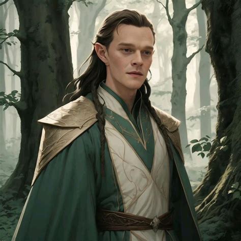 Elrond Rings Of Power Long Hair In 2024