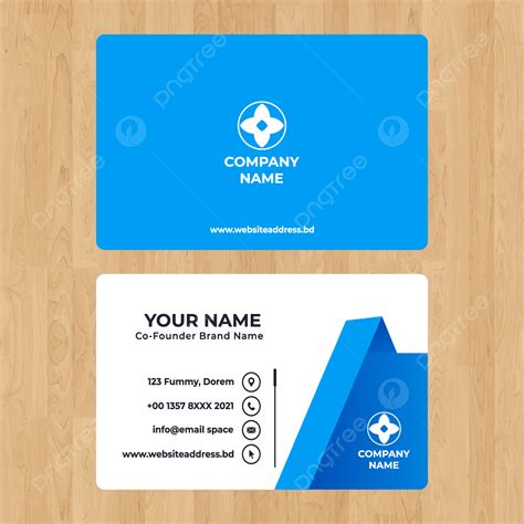 Modern Business Card Design Double Sided Business Card Design Template