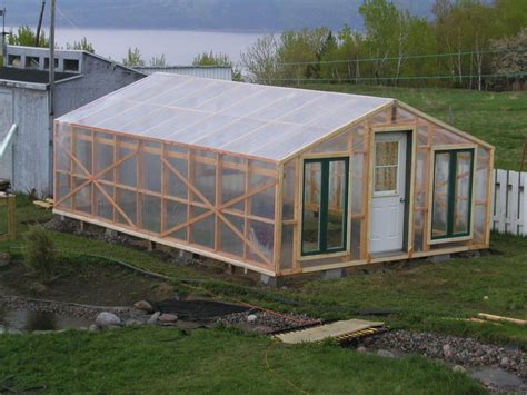 Greenhouse Diy Garden Greenhouse With Recycled Windows And Poly