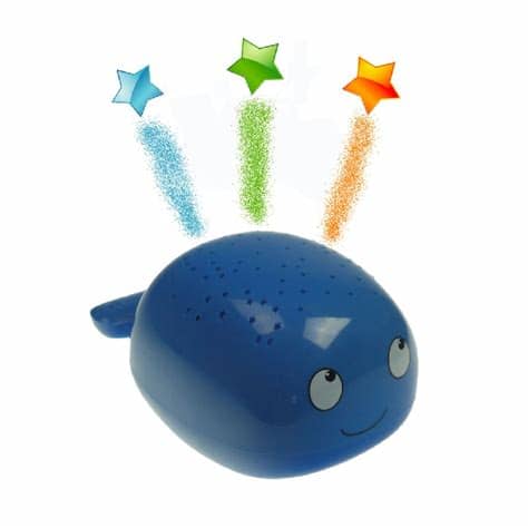 Eignet sich auch exzellent als einschlafhilfe für kinder. LED Nachtlicht blauer Wal mit Sternenhimmel-Projektion ...