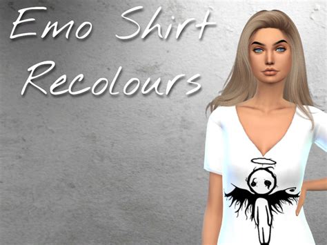 The Sims Resource Emo Shirt Recolours
