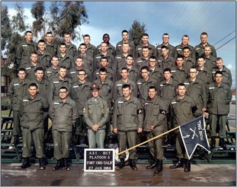 Us Army 1968 Basic Training Fort Ord California Once I Was A Soldier