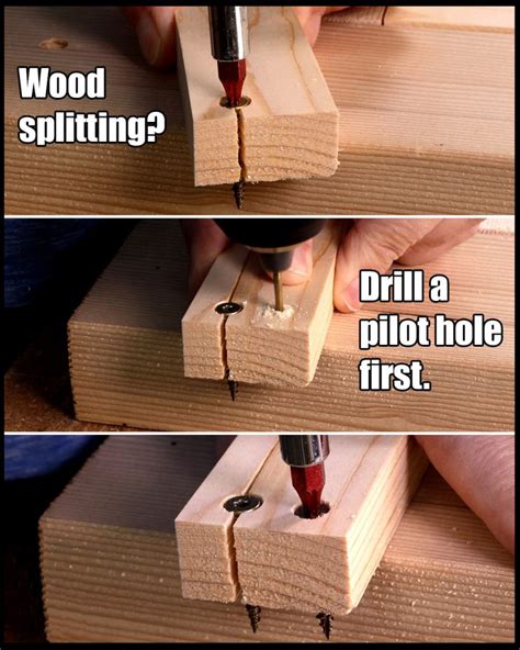 What Size Drill Bit For 8 Or 10 Screw With Pilot Holes Chart