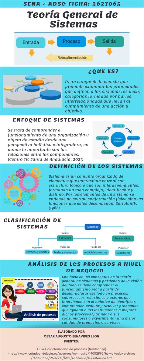 Ga Aa Ev Infograf A Sobre La Teor A General De Sistemas