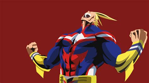 All Might From My Hero Academia Walpaper For Dekstop Fond Décran Hd