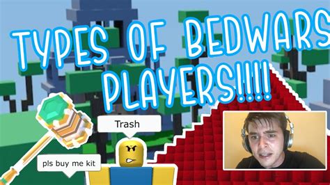 Types Of Bedwars Players Roblox Bedwars ⚔️ Youtube