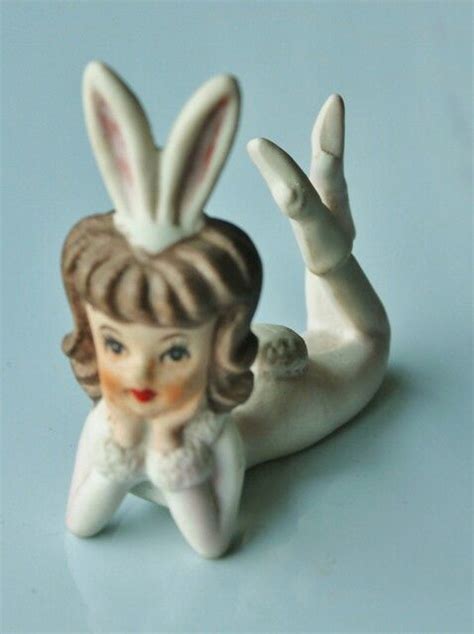 Pin By Old Soul Retro On Retro Knick Knacks Vintage Kitsch Kitsch Funny Bunnies